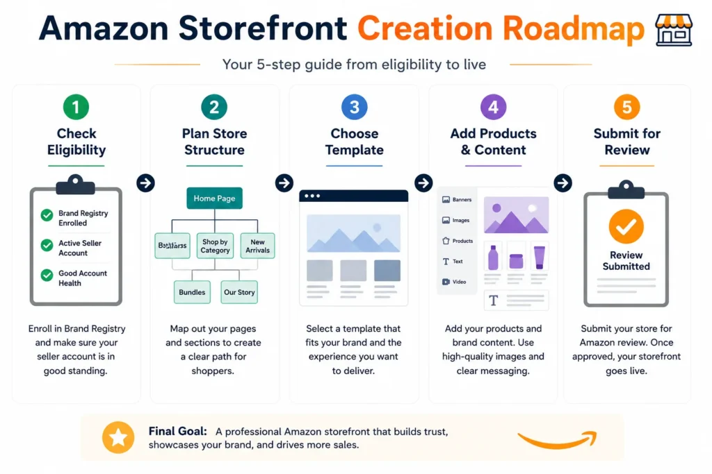 amazon storefront creation roadmap