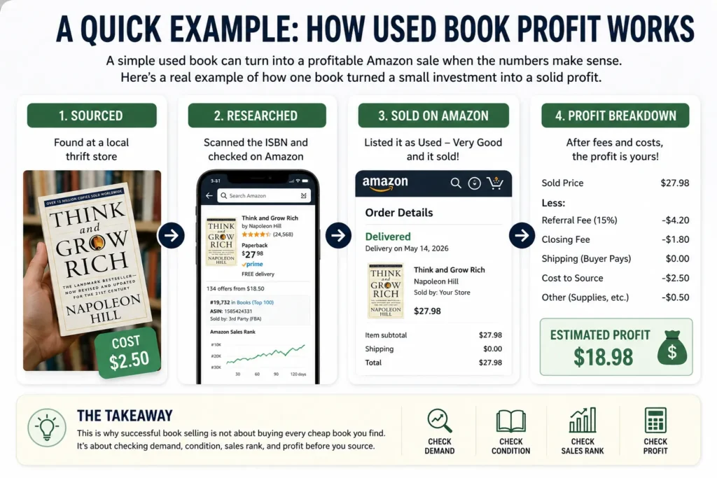 used book profit infographic