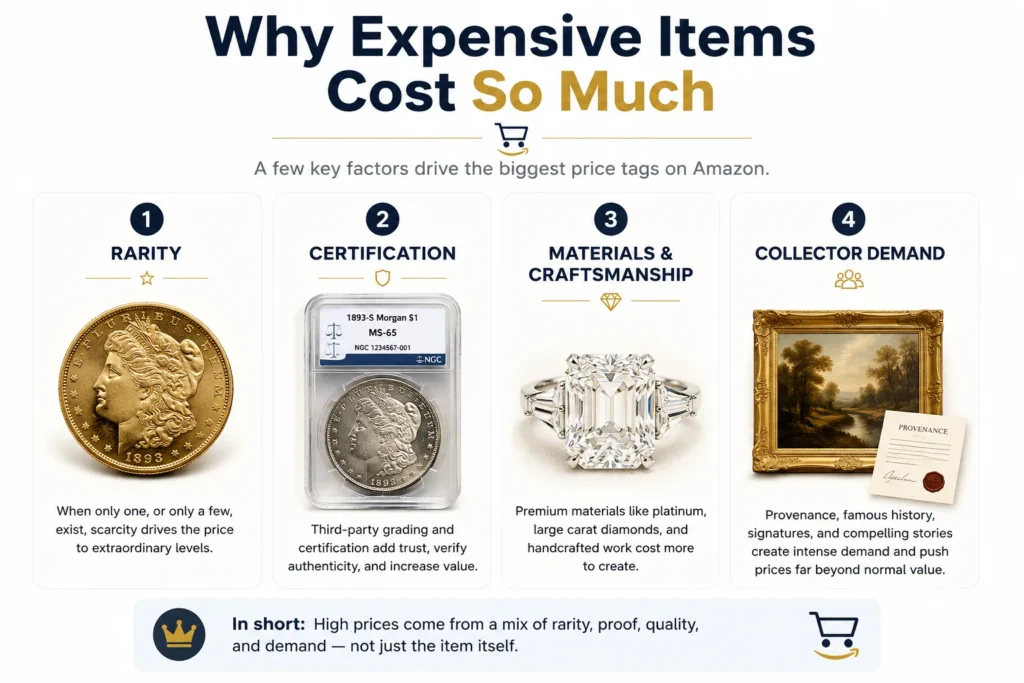 why expensive items cost so much