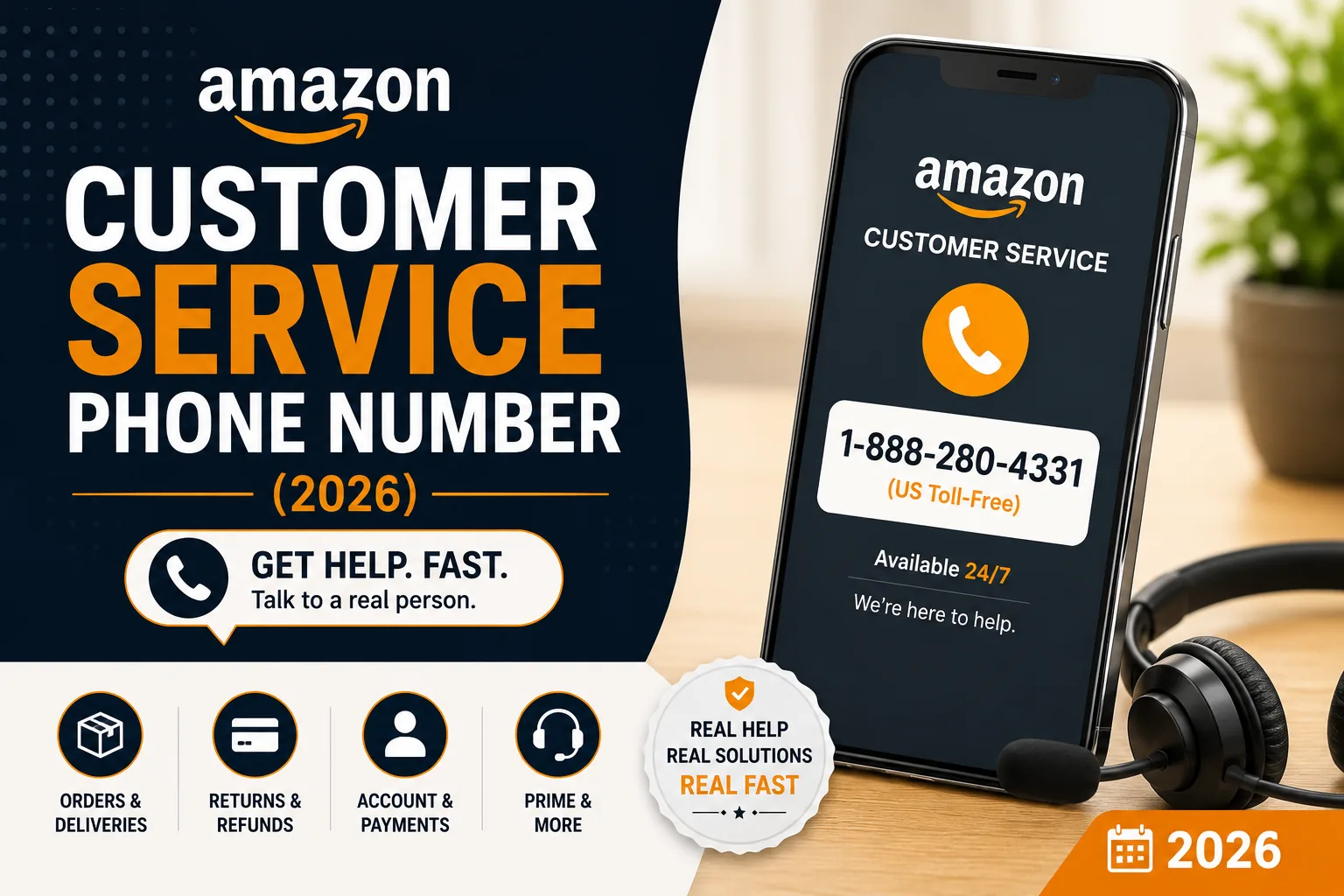 Amazon Customer Service Phone Number (2026)